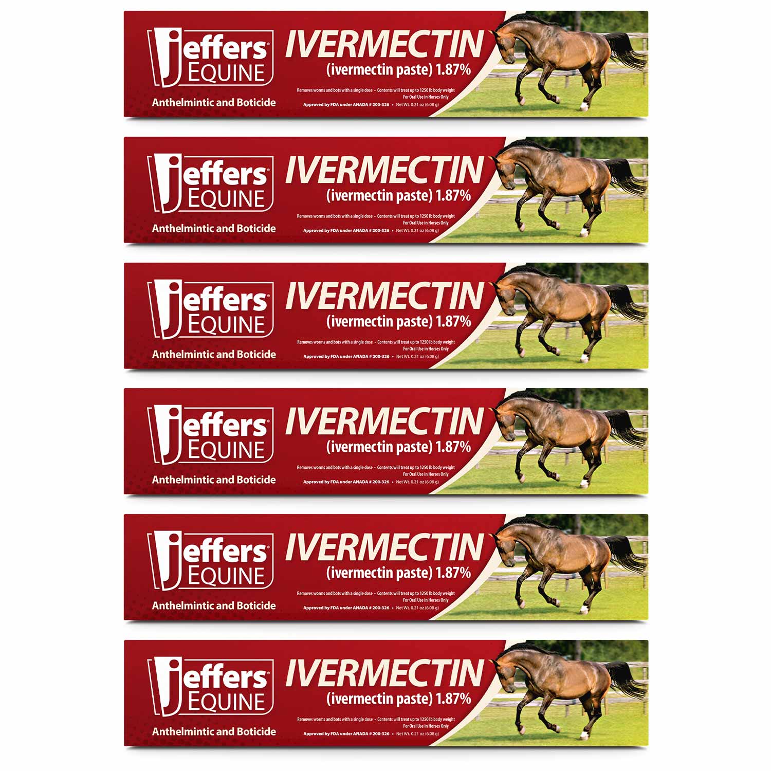 Jeffers Ivermectin Horse Dewormer Gel, Apple Flavored - Image 12