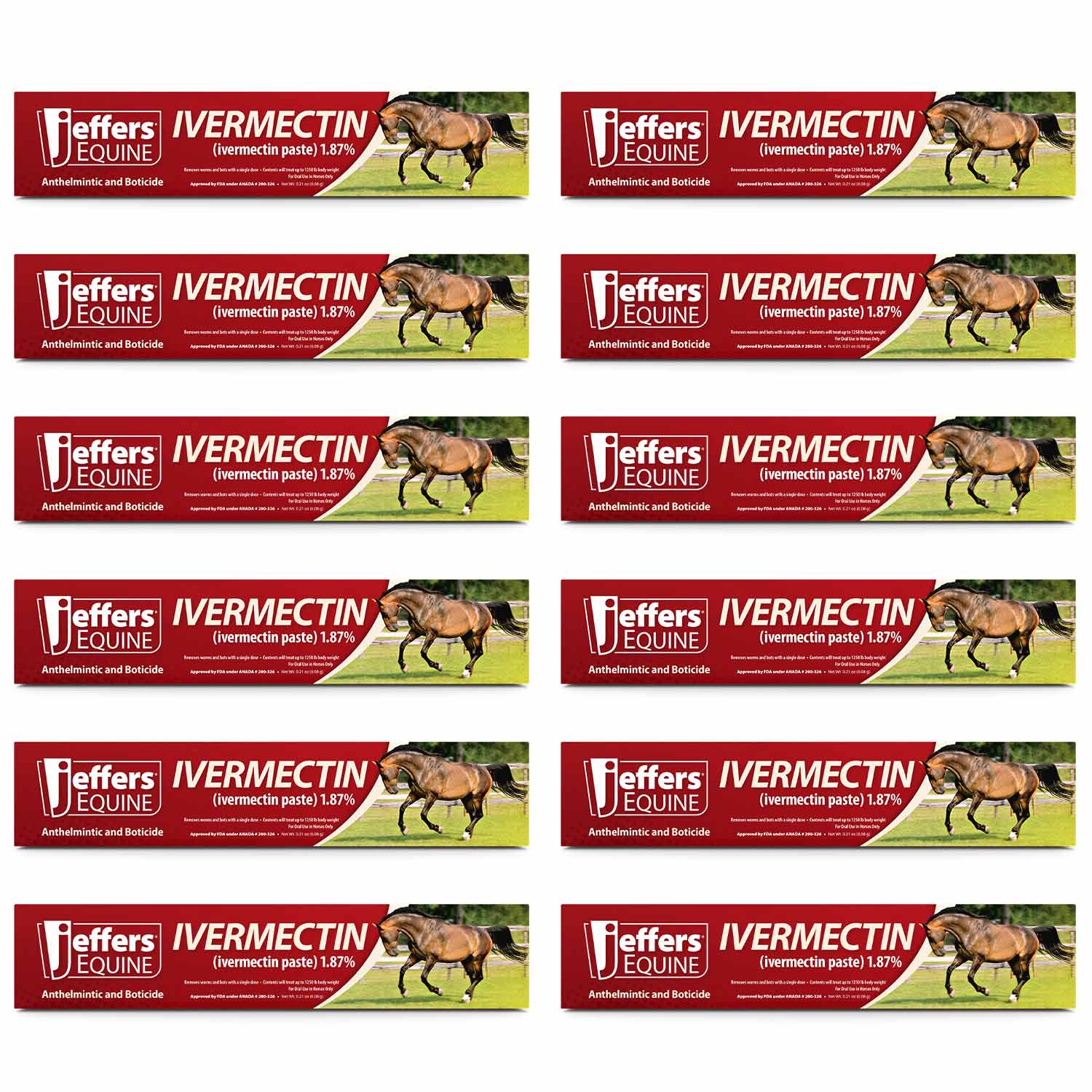 Jeffers Ivermectin Horse Dewormer Gel, Apple Flavored - Image 14