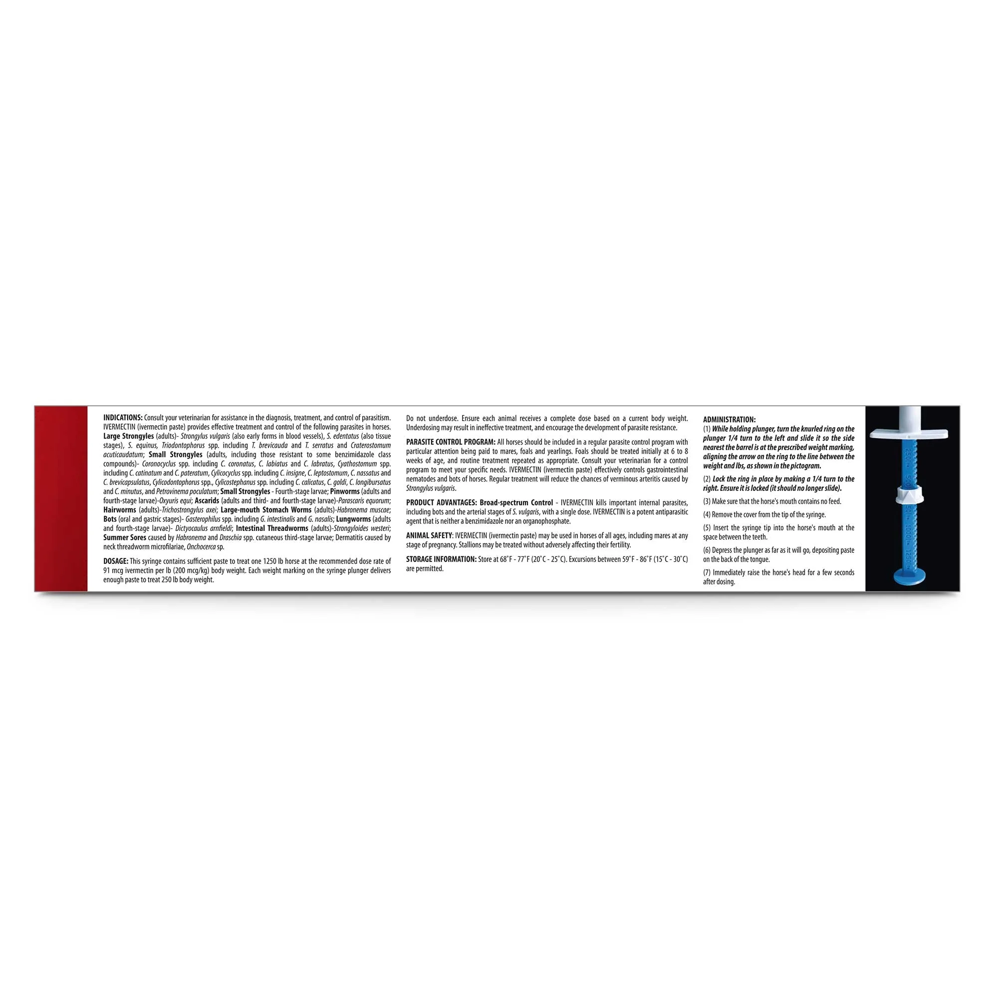 Jeffers Ivermectin Horse Dewormer Gel, Apple Flavored - Image 8