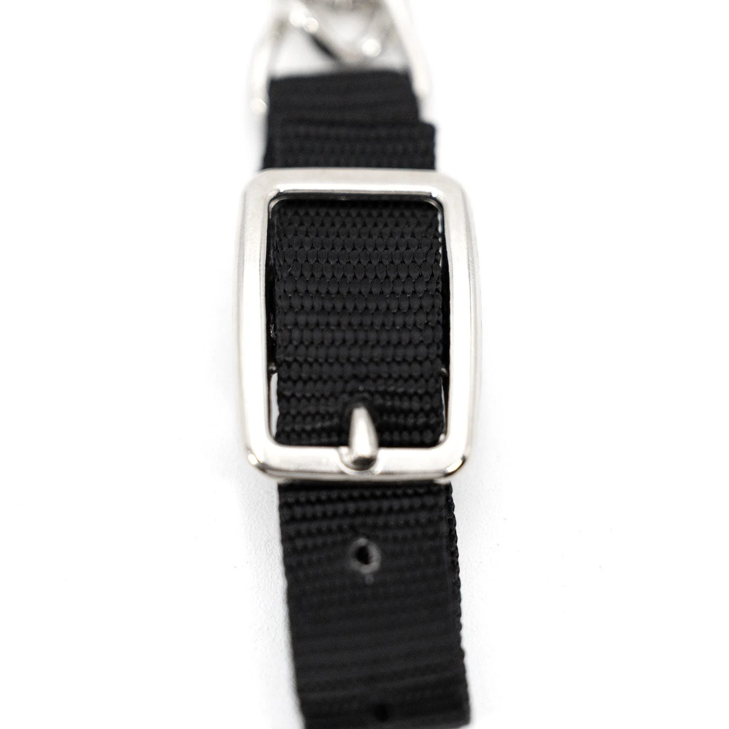 Jeffers Equine Nylon Curb Strap with Single Chain - Image 3