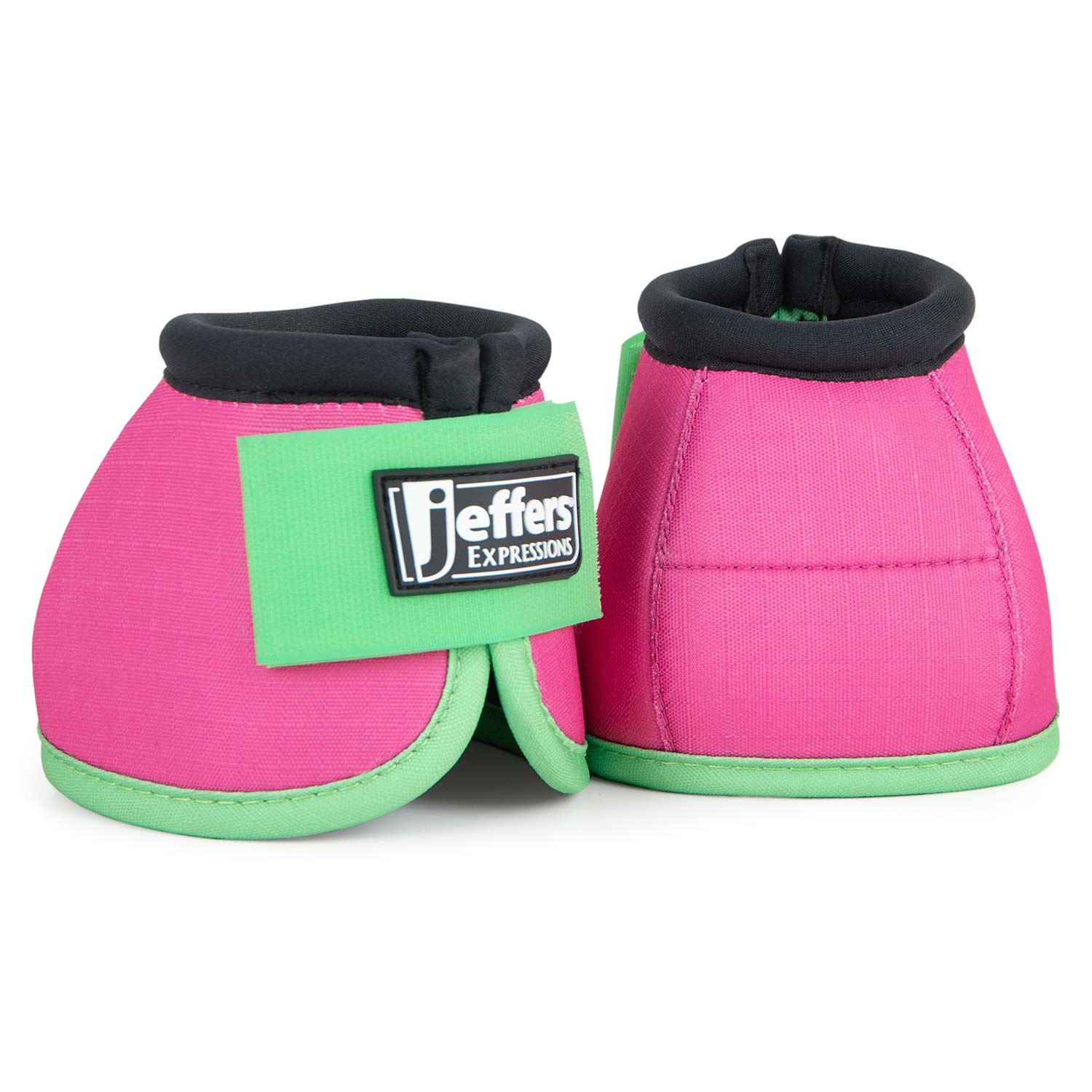 Jeffers Expression Neon No-Turn Bell Boots for Horses - Image 5