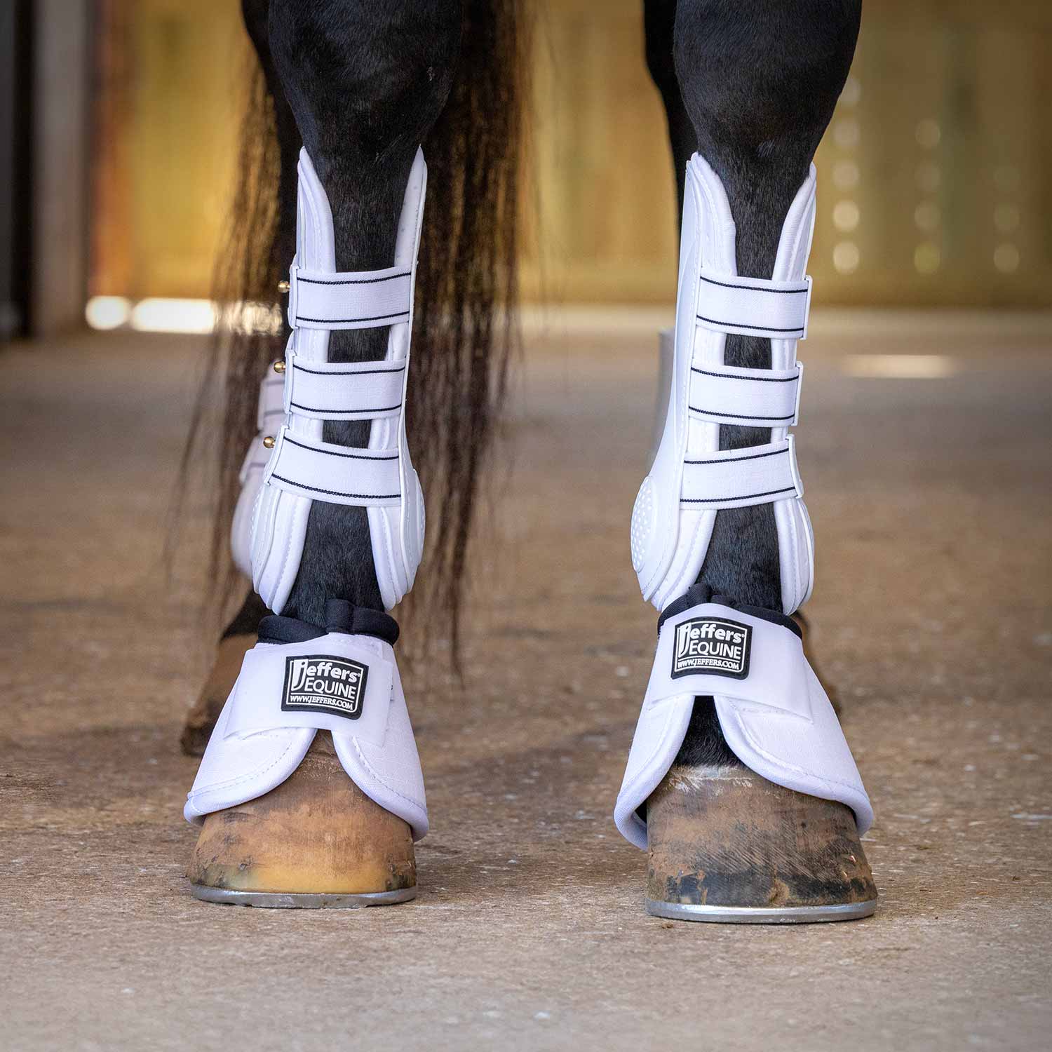 Jeffers Uniquely English Horse Tendon Boots, 2-Pack - Image 6