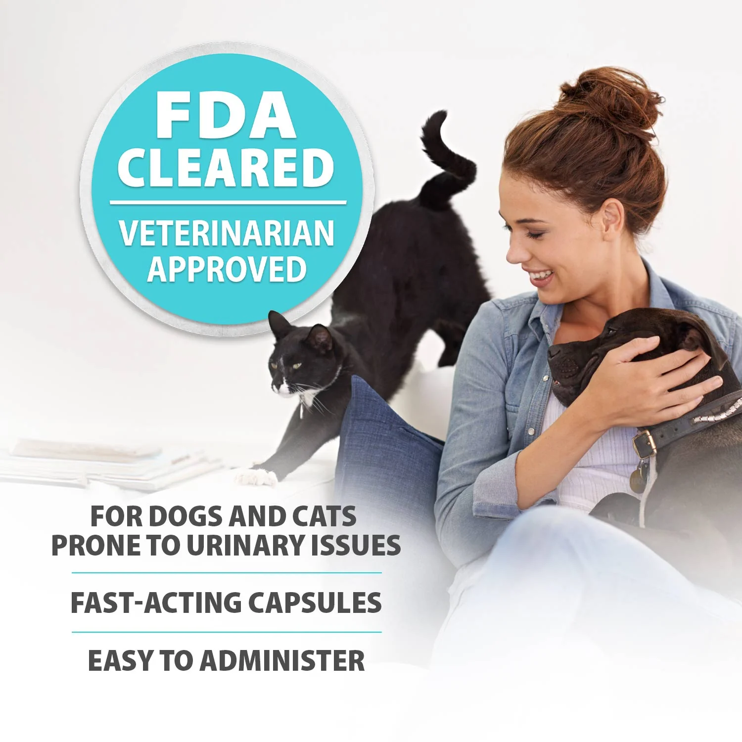 Jeffers Uracid DL-Methionine 0.2g Capsules for Dogs & Cats – Supports Urinary Tract, Reduces Urine Odor, Prevents Stones - Image 4