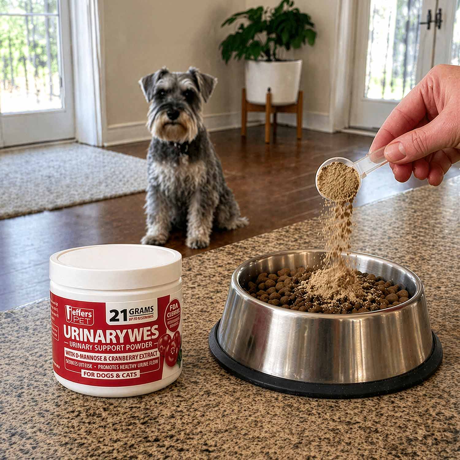 Jeffers UrinaryWes Urinary Support Powder with D-Mannose for Dogs & Cats - Image 3