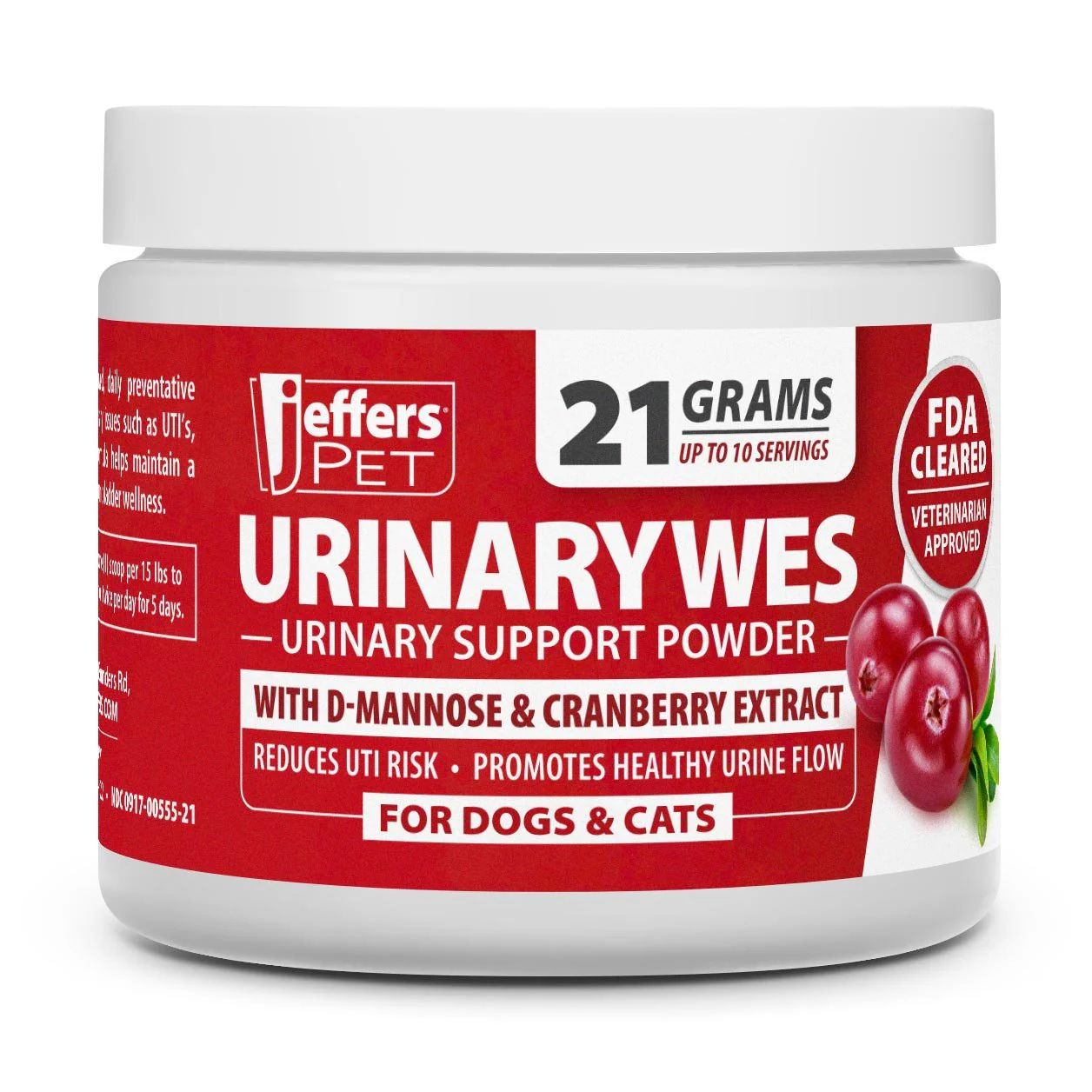 Jeffers UrinaryWes Urinary Support Powder with D-Mannose for Dogs & Cats - Image 9