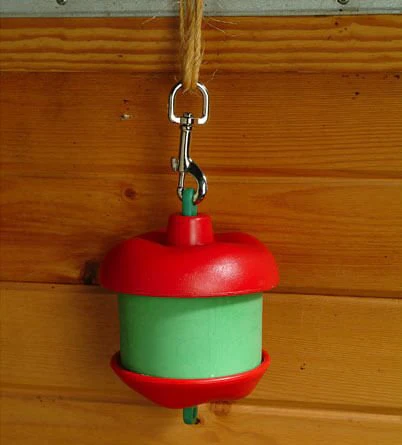 Jolly Stall Snack System Kit, Apple – Interactive Apple-Scented Treat Dispenser & Enrichment Toy for Horses - Image 4