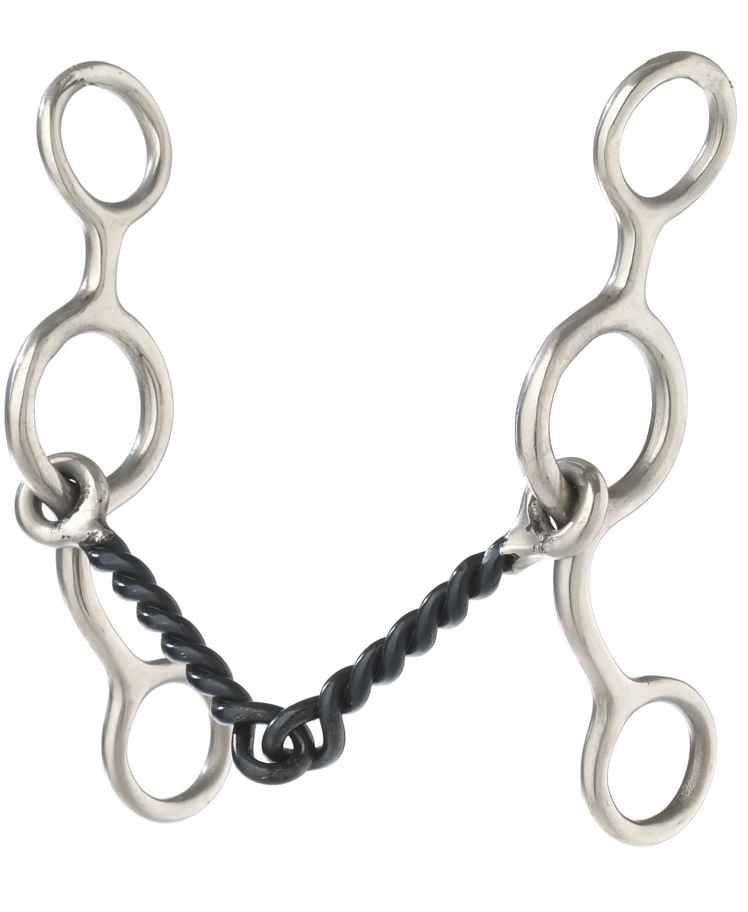 Jr. Cowhorse Snaffle Bit, 5" (Twisted) - Image 4
