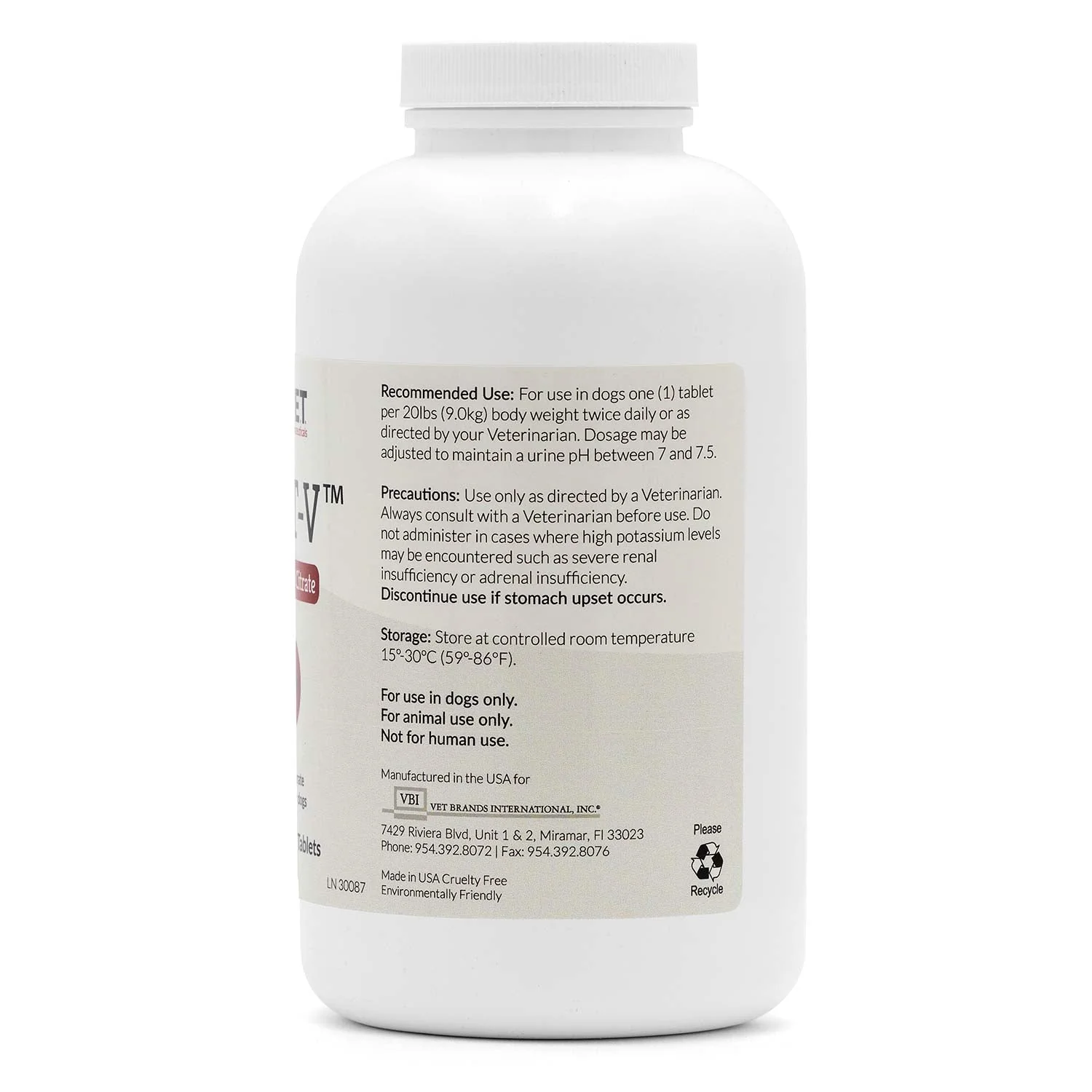 K-CIT-V Potassium Citrate for Dogs, 100 Chewable Tablets - Image 3