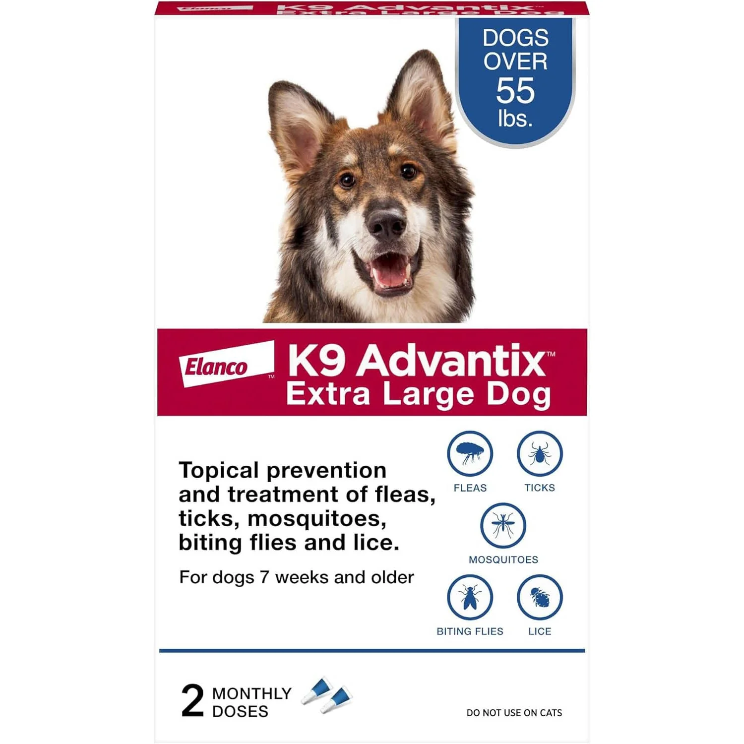 K9 Advantix Topical Flea Treatment for Dogs, 2 Pack - Image 10