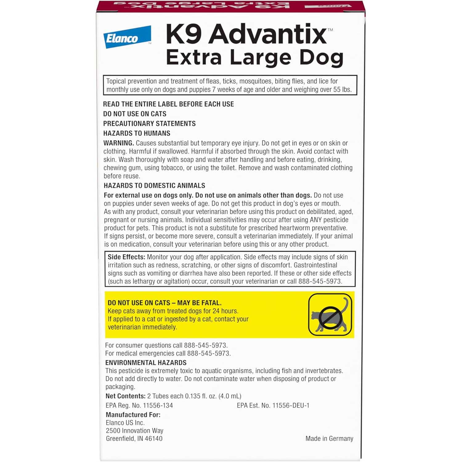 K9 Advantix Topical Flea Treatment for Dogs, 2 Pack - Image 11