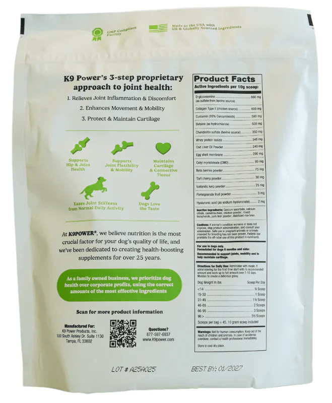 K9 Power Joint Strong Joint Support Formula for Dogs - Image 6