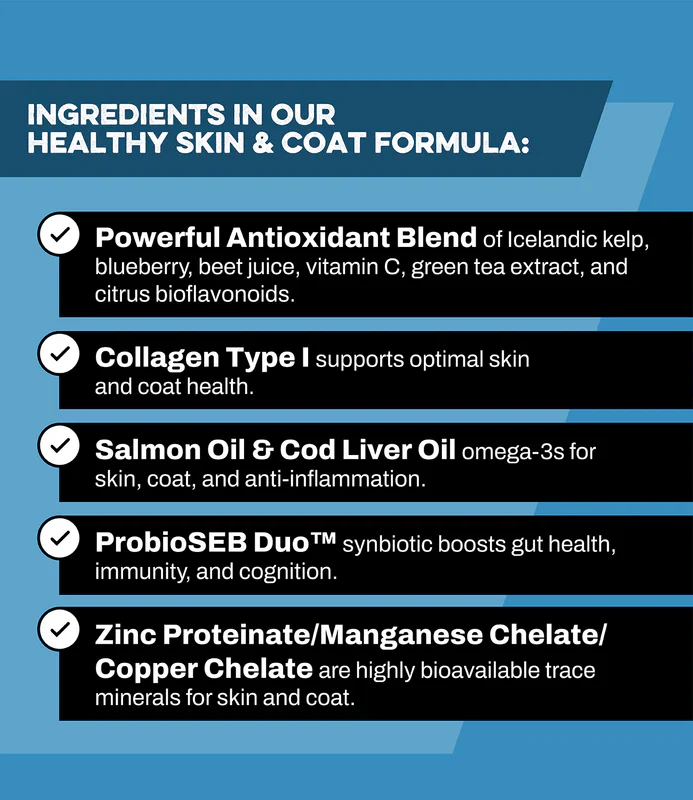 K9 Power Show Stopper Skin & Coat Supplement for Dogs - Image 7