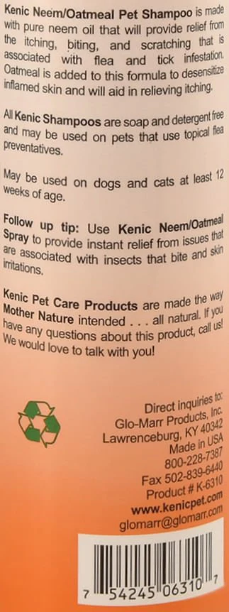 Kenic Neem Oatmeal Pet Shampoo - Image 2