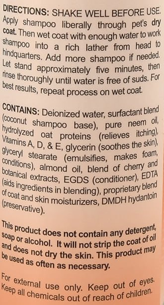 Kenic Neem Oatmeal Pet Shampoo - Image 3
