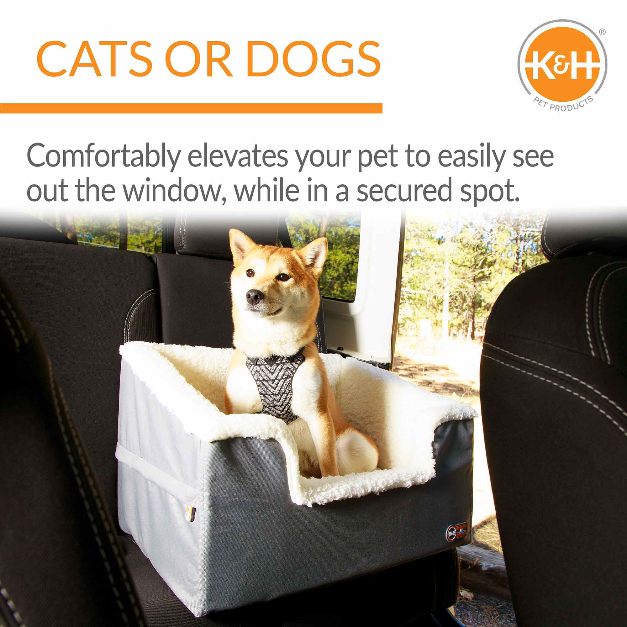 K&H Pet Products Bucket Booster Pet Seat, Rectangle, Knockdown - Image 10
