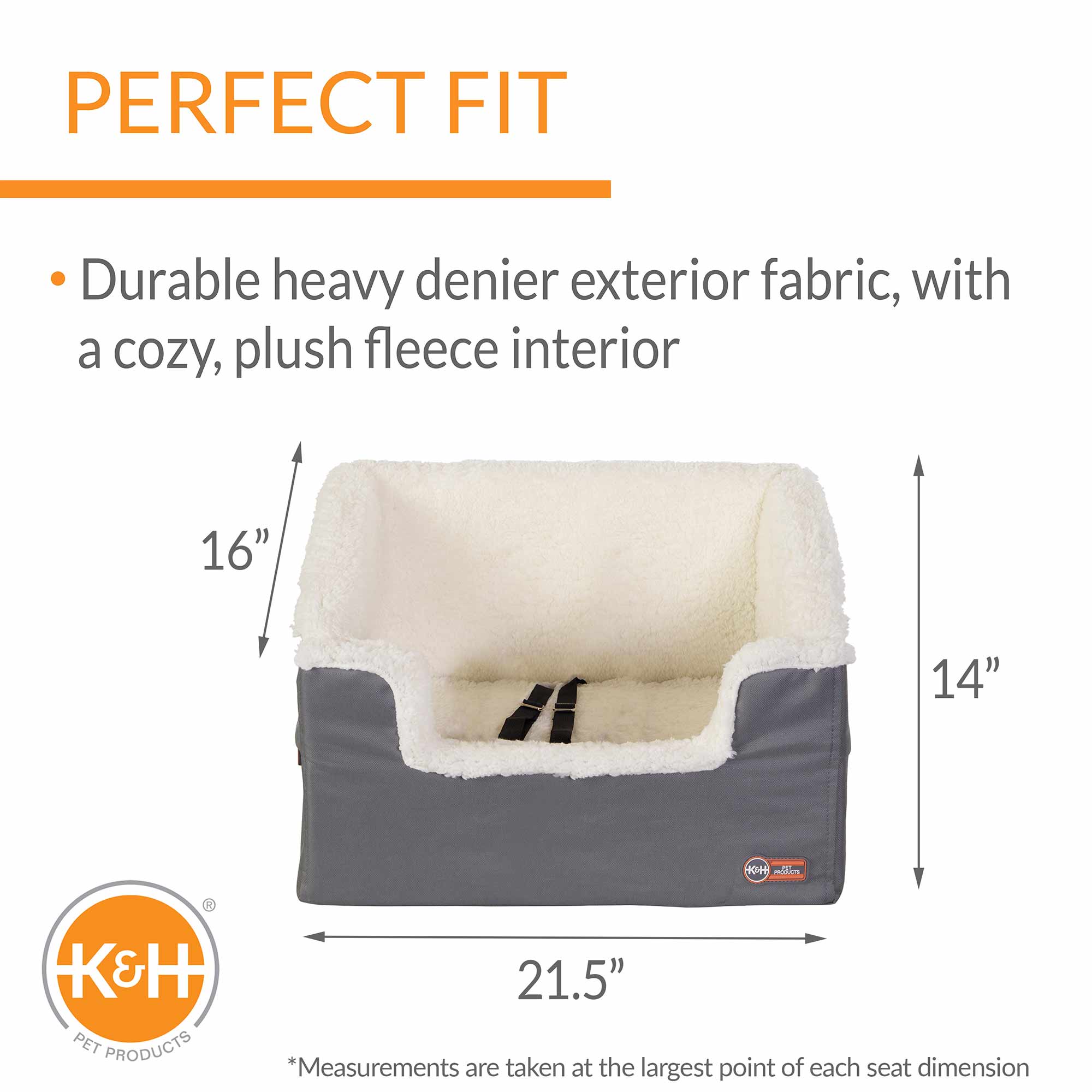 K&H Pet Products Bucket Booster Pet Seat, Rectangle, Knockdown - Image 9