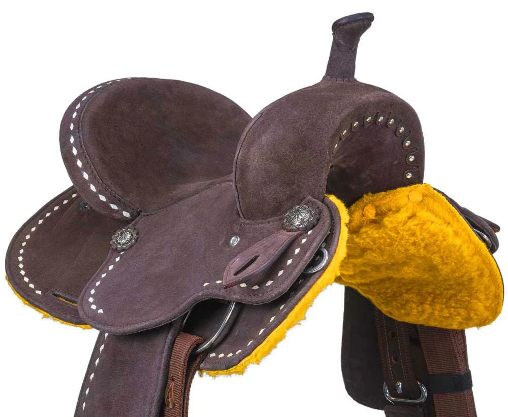 King Series Youth Stratford Suede Barrel Saddle - Image 11