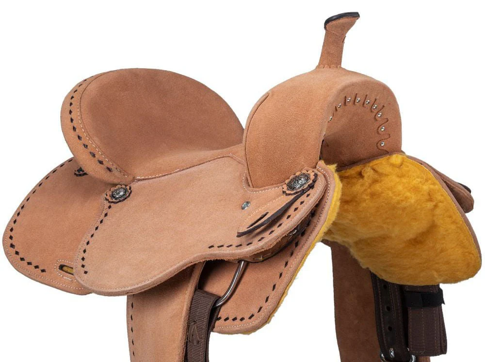 King Series Youth Stratford Suede Barrel Saddle - Image 16