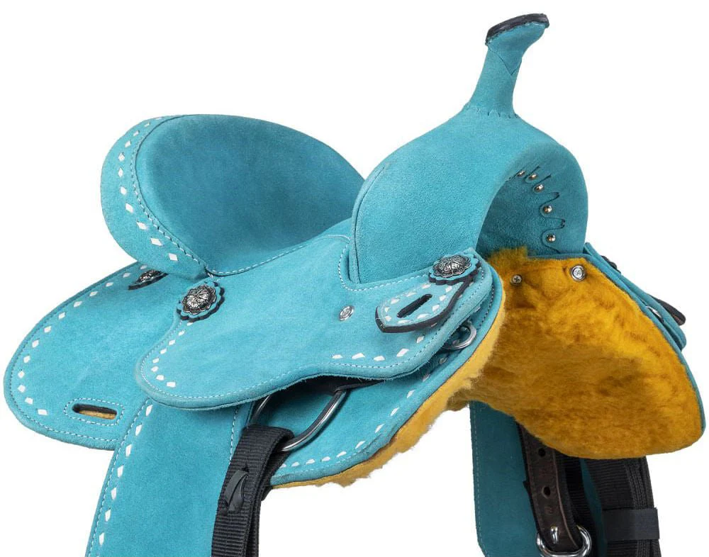 King Series Youth Stratford Suede Barrel Saddle - Image 19