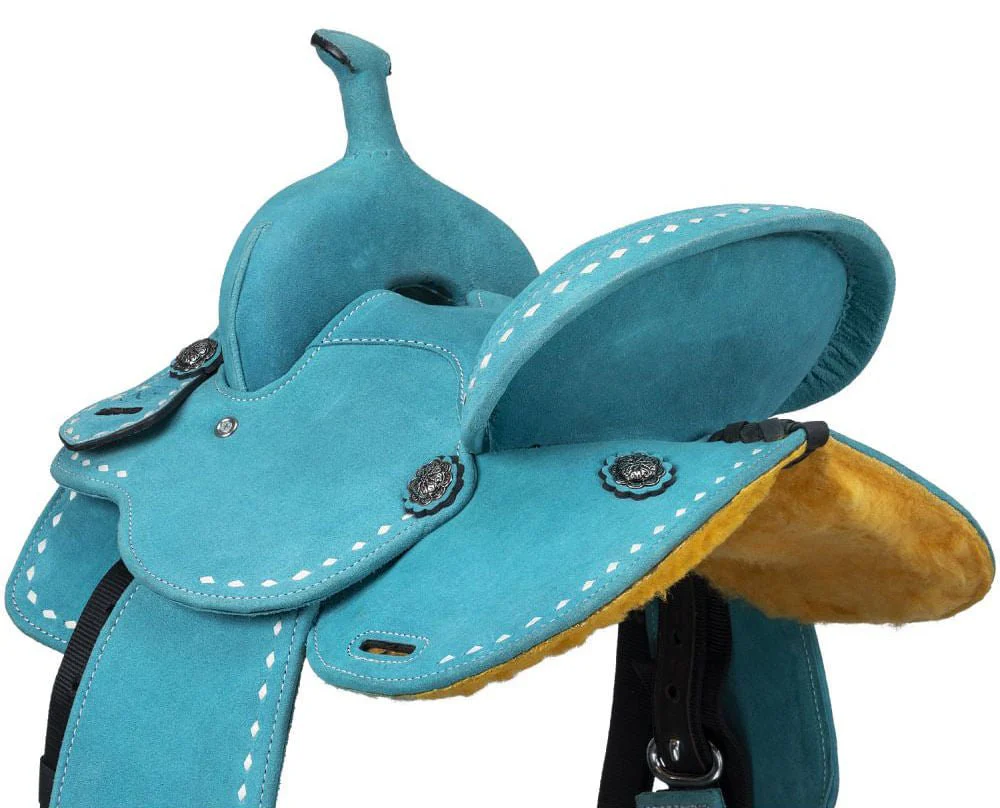 King Series Youth Stratford Suede Barrel Saddle - Image 20