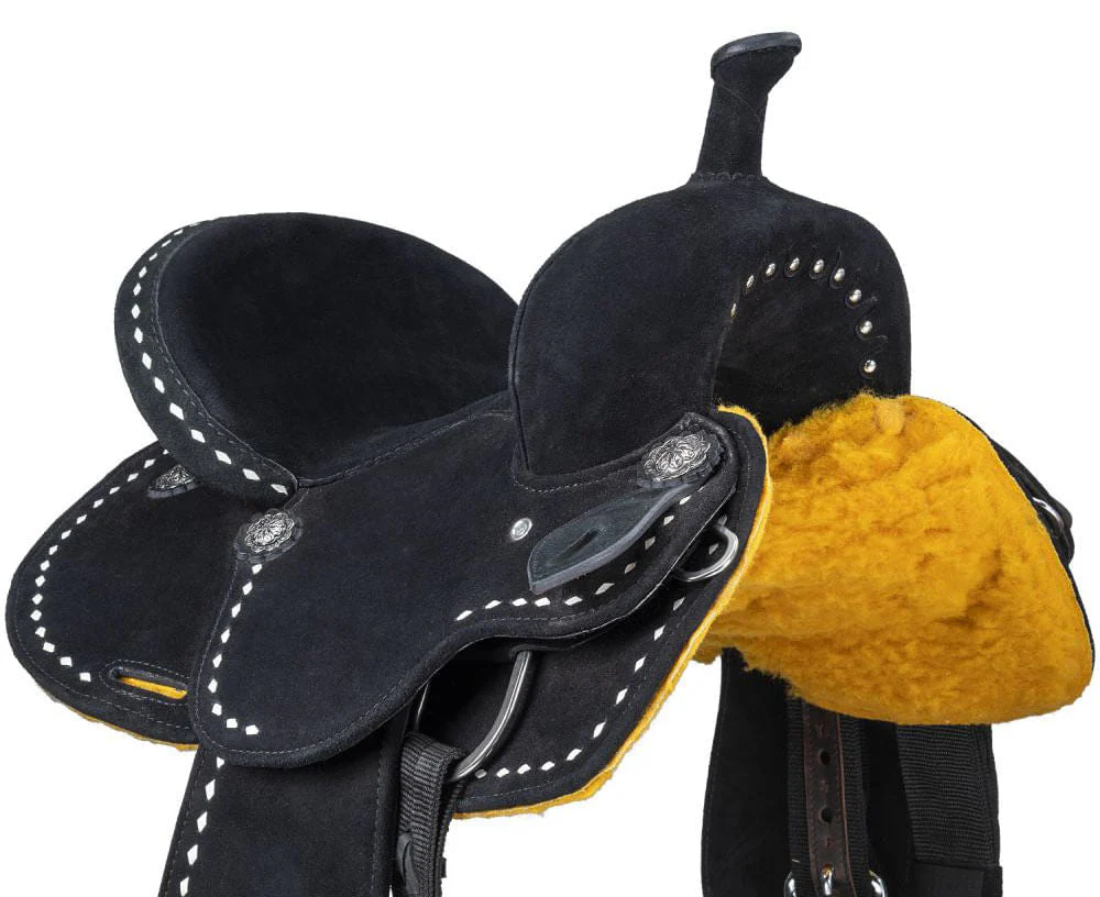 King Series Youth Stratford Suede Barrel Saddle - Image 7