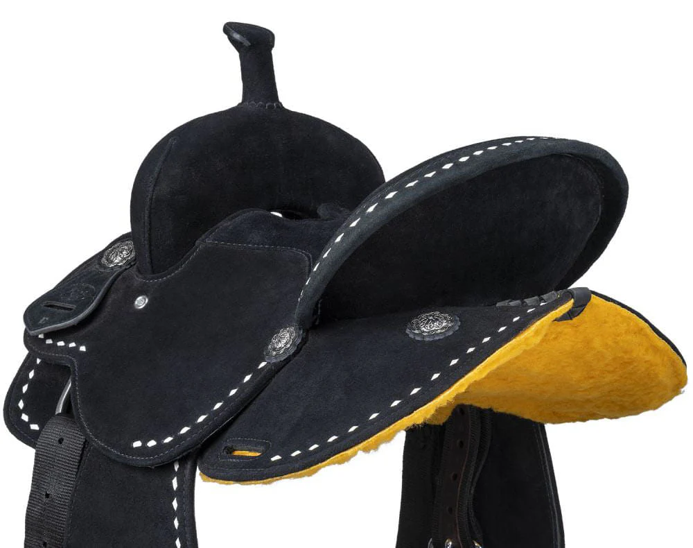 King Series Youth Stratford Suede Barrel Saddle - Image 8