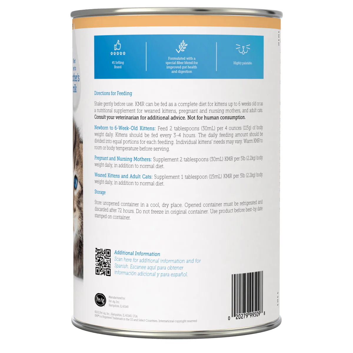 PetAg KMR Kitten Milk Replacer Liquid Supplement, Ready-to-Feed Formula with Vitamins - Image 11