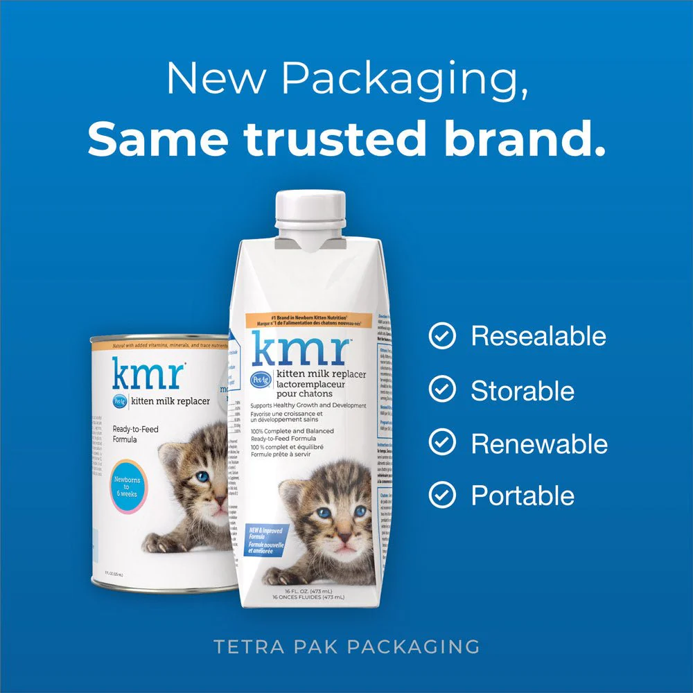 PetAg KMR Kitten Milk Replacer Liquid Supplement, Ready-to-Feed Formula with Vitamins - Image 5