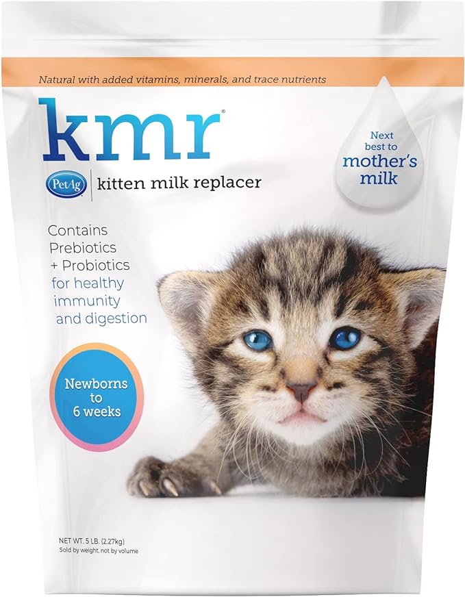PetAg KMR Kitten Milk Replacer Powder – Easy-to-Mix Formula for Newborn Kittens & Adult Cats Needing Supplemental Feeding - Image 11