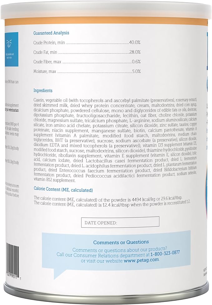 PetAg KMR Kitten Milk Replacer Powder – Easy-to-Mix Formula for Newborn Kittens & Adult Cats Needing Supplemental Feeding - Image 8