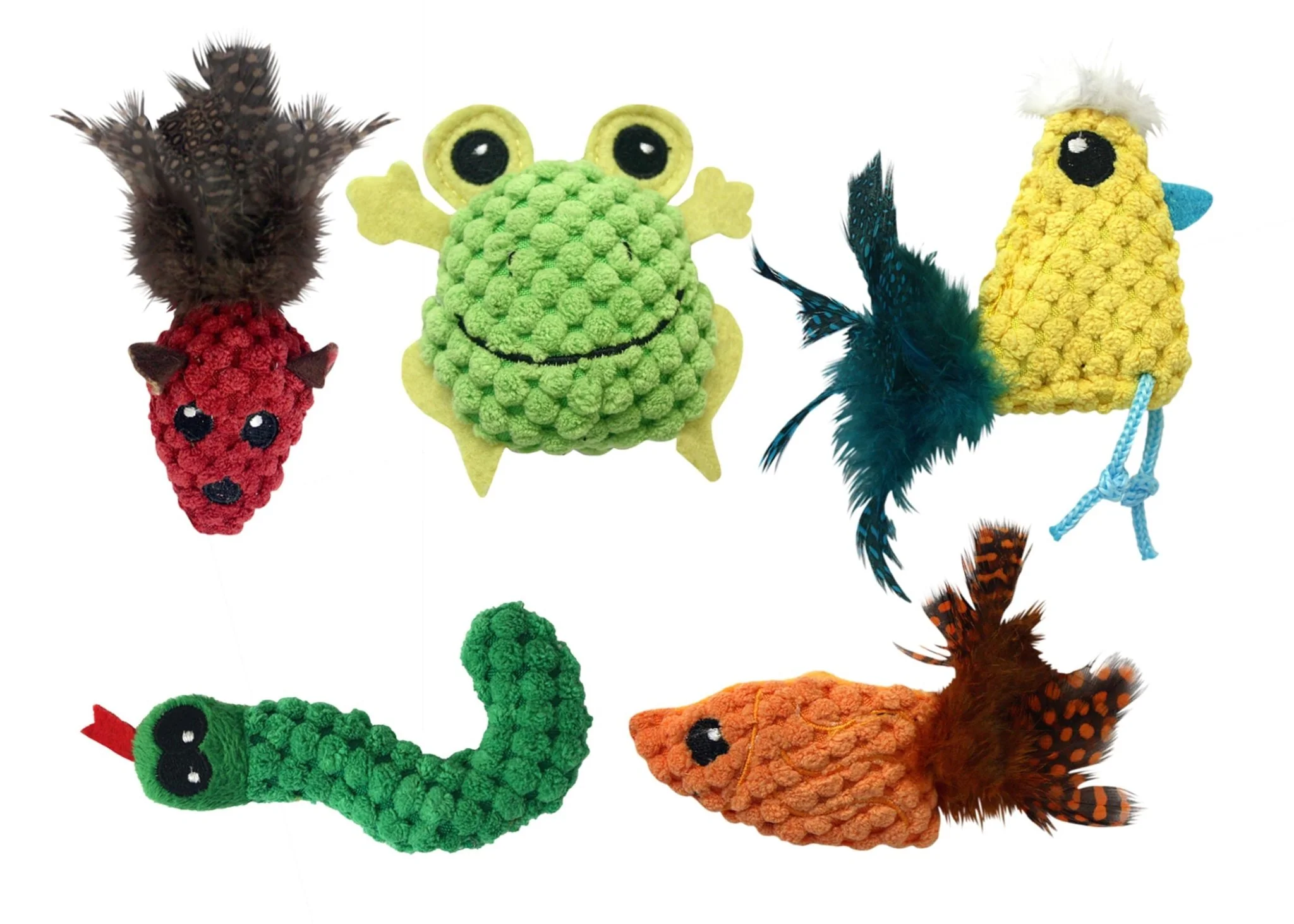 Knobby Knits Cat Toys with Catnip, Assorted (Single Toy) - Image 6