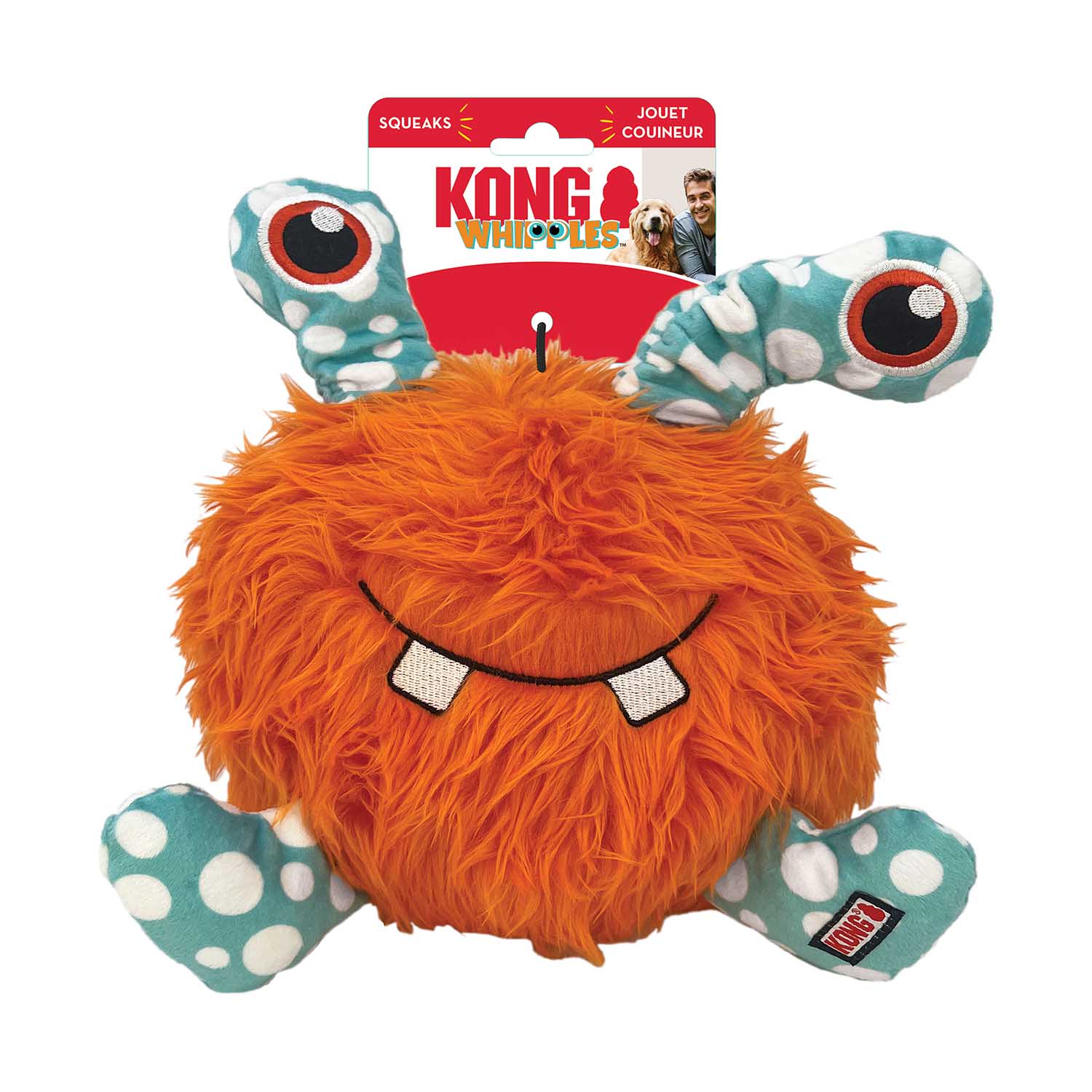 KONG Whipples Squeaker Dog Toy, XL - Image 2