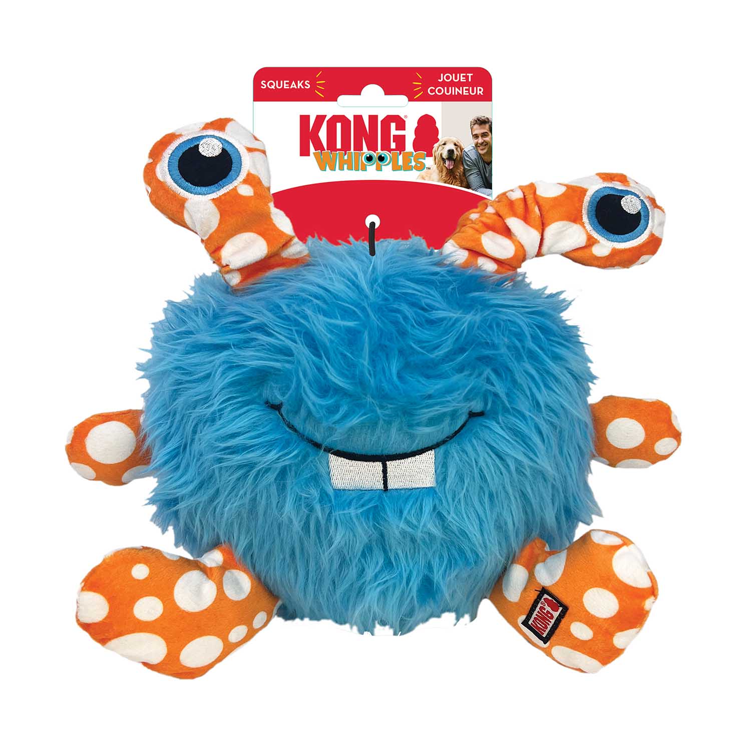 KONG Whipples Squeaker Dog Toy, XL - Image 3