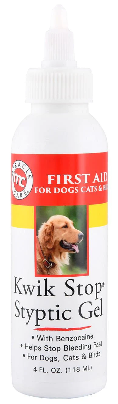 Kwik Stop Styptic Gel for Dogs, Cats, & Birds