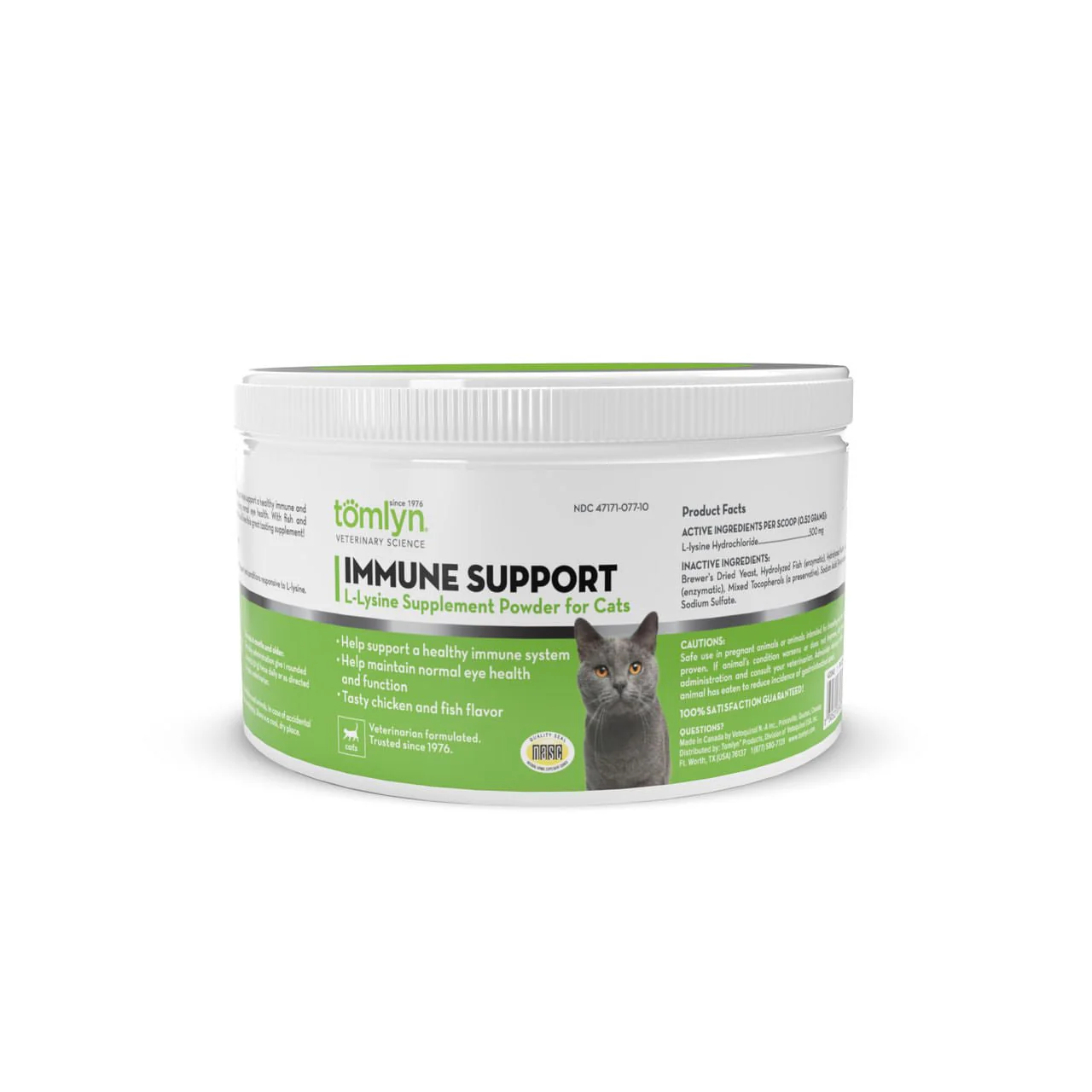 L-Lysine Powder Immune Support Supplement for Cats