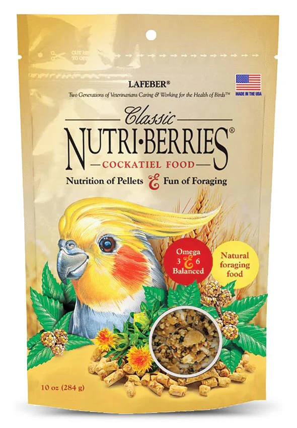 Lafeber Classic Nutri-Berries Bird Food, 10 oz – Foraging Formula for Small, Medium & Large Birds - Image 13