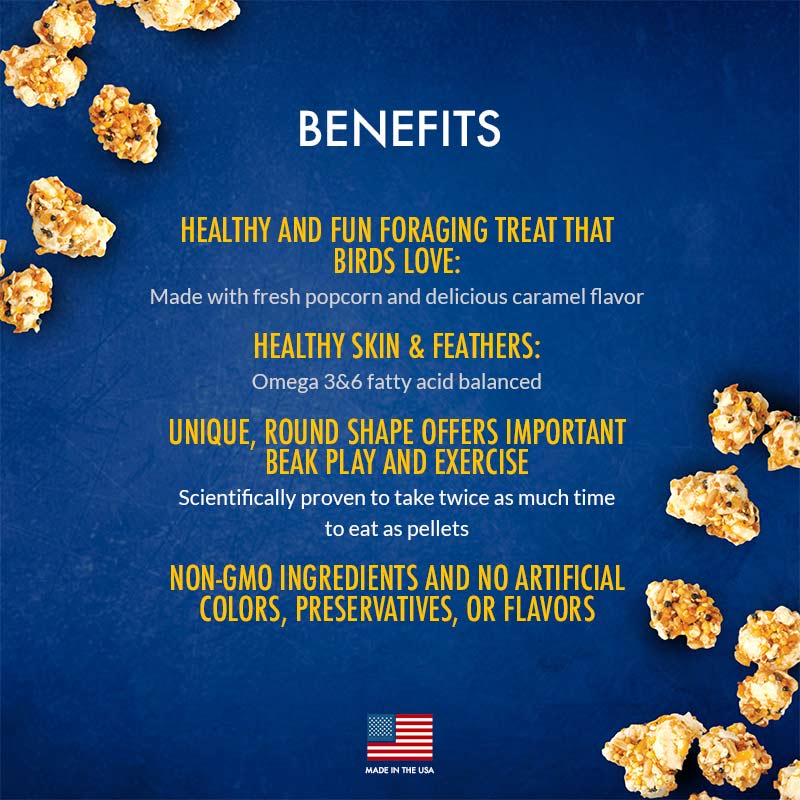 Lafeber® Popcorn Nutri-Berries® Treats for Cockatiels & Parrots - Image 5