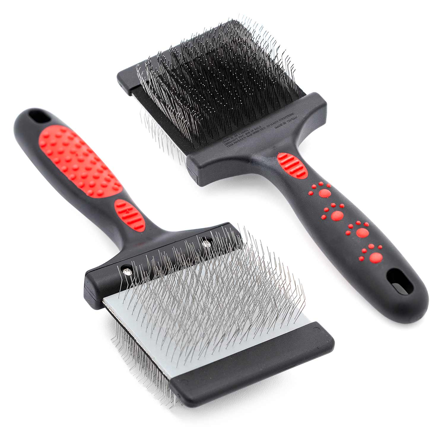 Jeffers Double-Sided Flex Head Pet Grooming Slicker Brush - Image 3