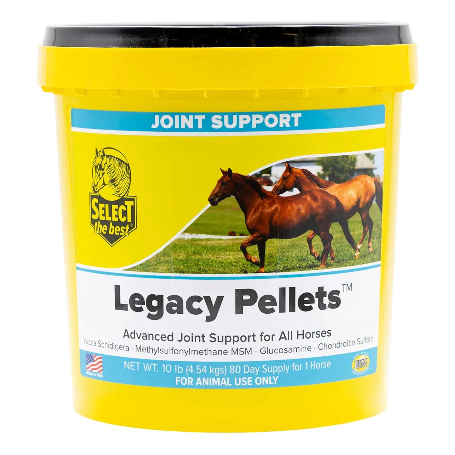 Legacy Advanced Horse Joint Supplement with Glucosamine, MSM, Chondroitin, Yucca, and Vitamins E & C – Pelleted Support for Mobility and Flexibility - Image 2