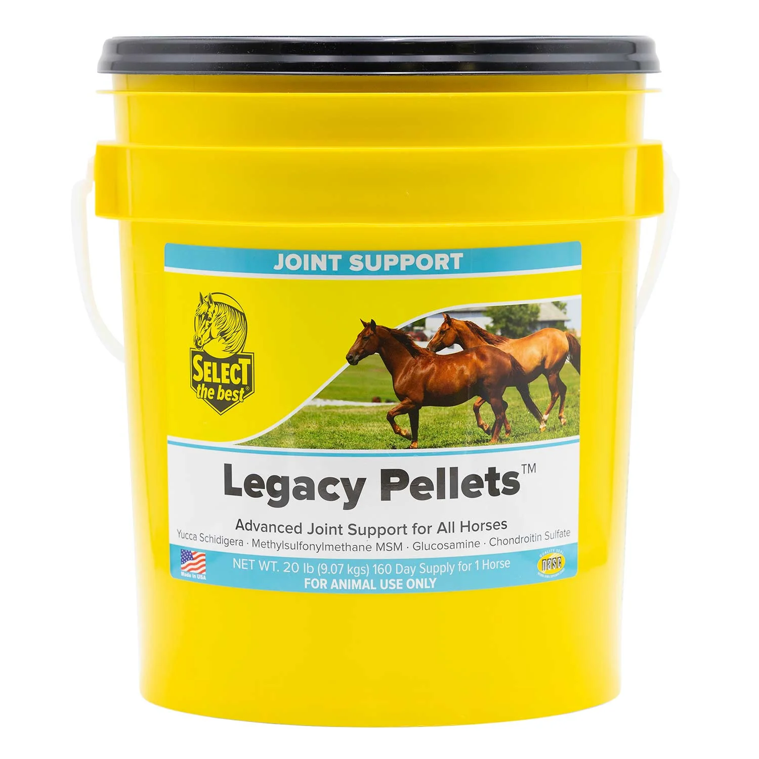 Legacy Advanced Horse Joint Supplement with Glucosamine, MSM, Chondroitin, Yucca, and Vitamins E & C – Pelleted Support for Mobility and Flexibility - Image 3