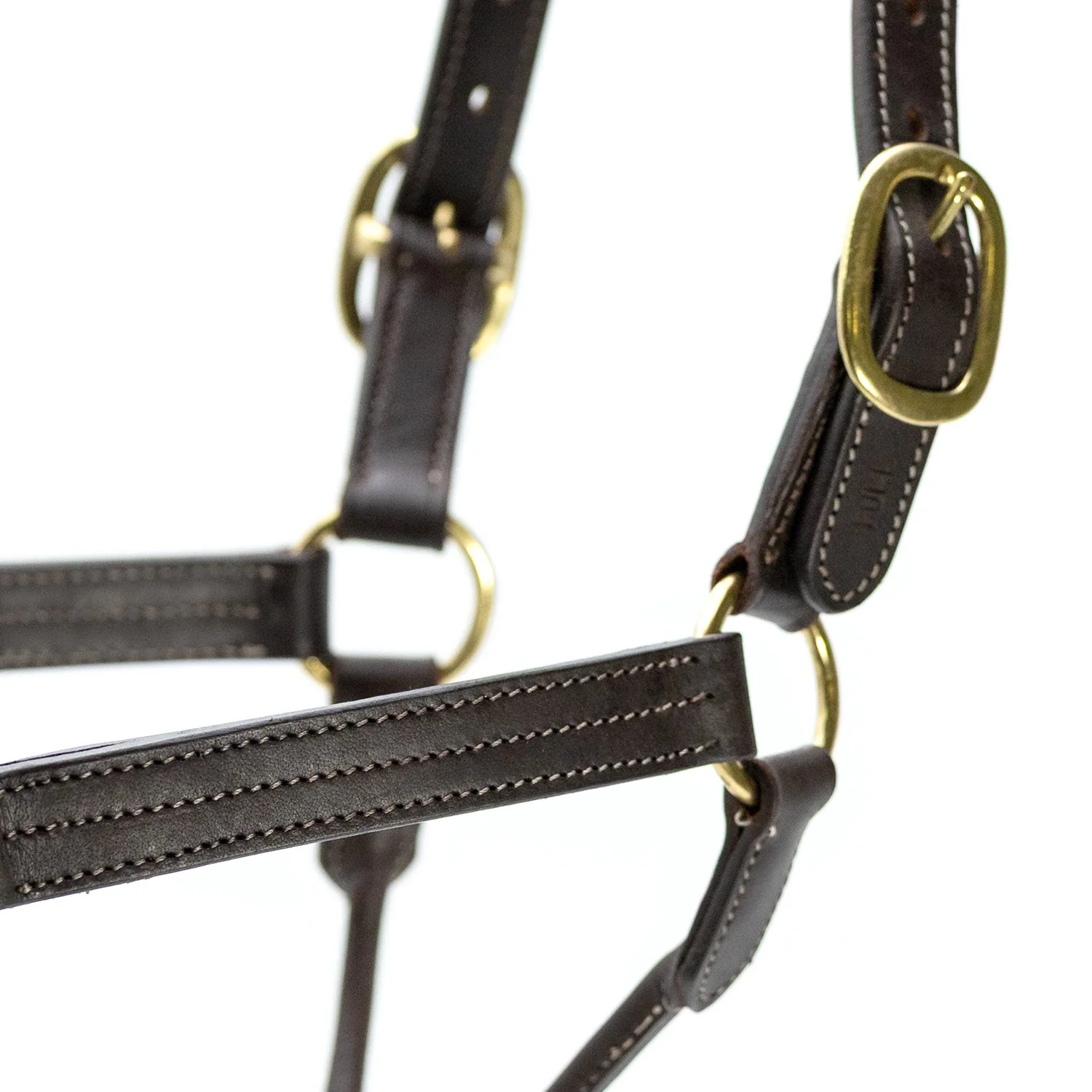 Jeffers Lexington Triple Stitched Leather Halter – Premium Pre-Oiled Adjustable Horse Halter, Breakaway Option, Durable & Comfortable Equestrian Tack - Image 7