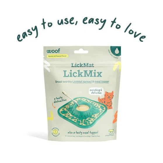 LickMix for Dogs – Bacon & Cheese or Calming LickMat Spread, Interactive Enrichment Treat - Image 4