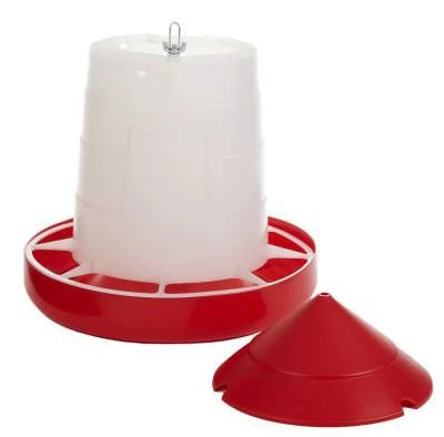 Little Giant Deluxe Hanging Feeder with Lid – 22 lb Capacity for Poultry & Chickens - Image 4