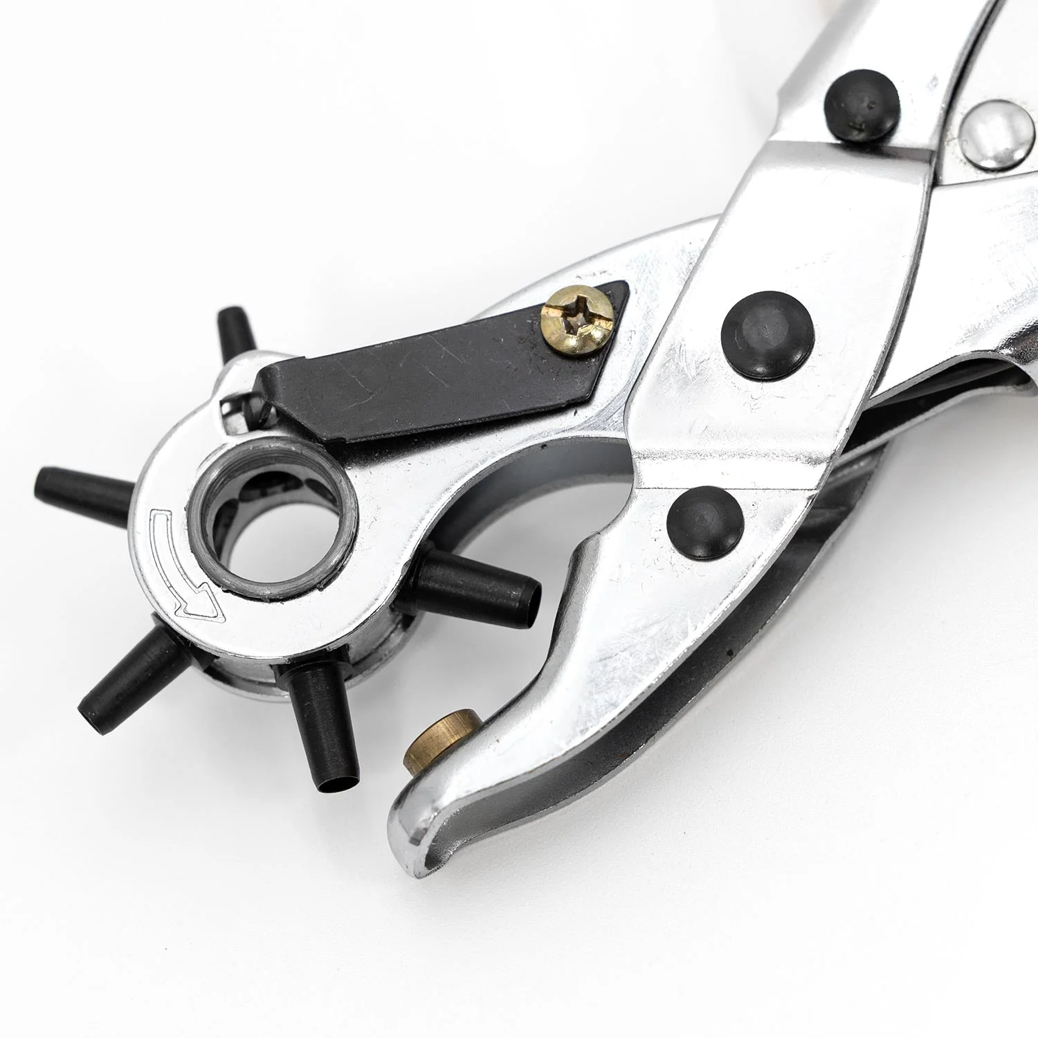 Jeffers Heavy Duty Compound Action Leather Punch with Soft Grip Handle - Image 2