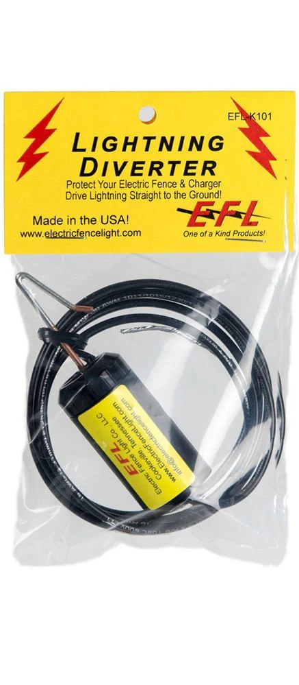 Lightning Diverter for Electric Fence