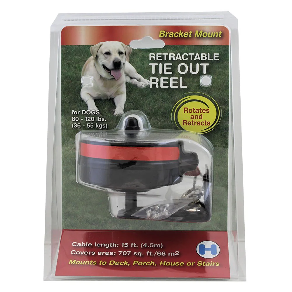 Lixit Bracket Mount Retractable Tie Out Reel for Dogs - Image 6