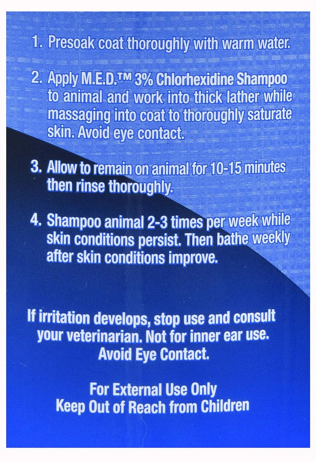 M.E.D. 3% Chlorhexidine Shampoo - Image 6