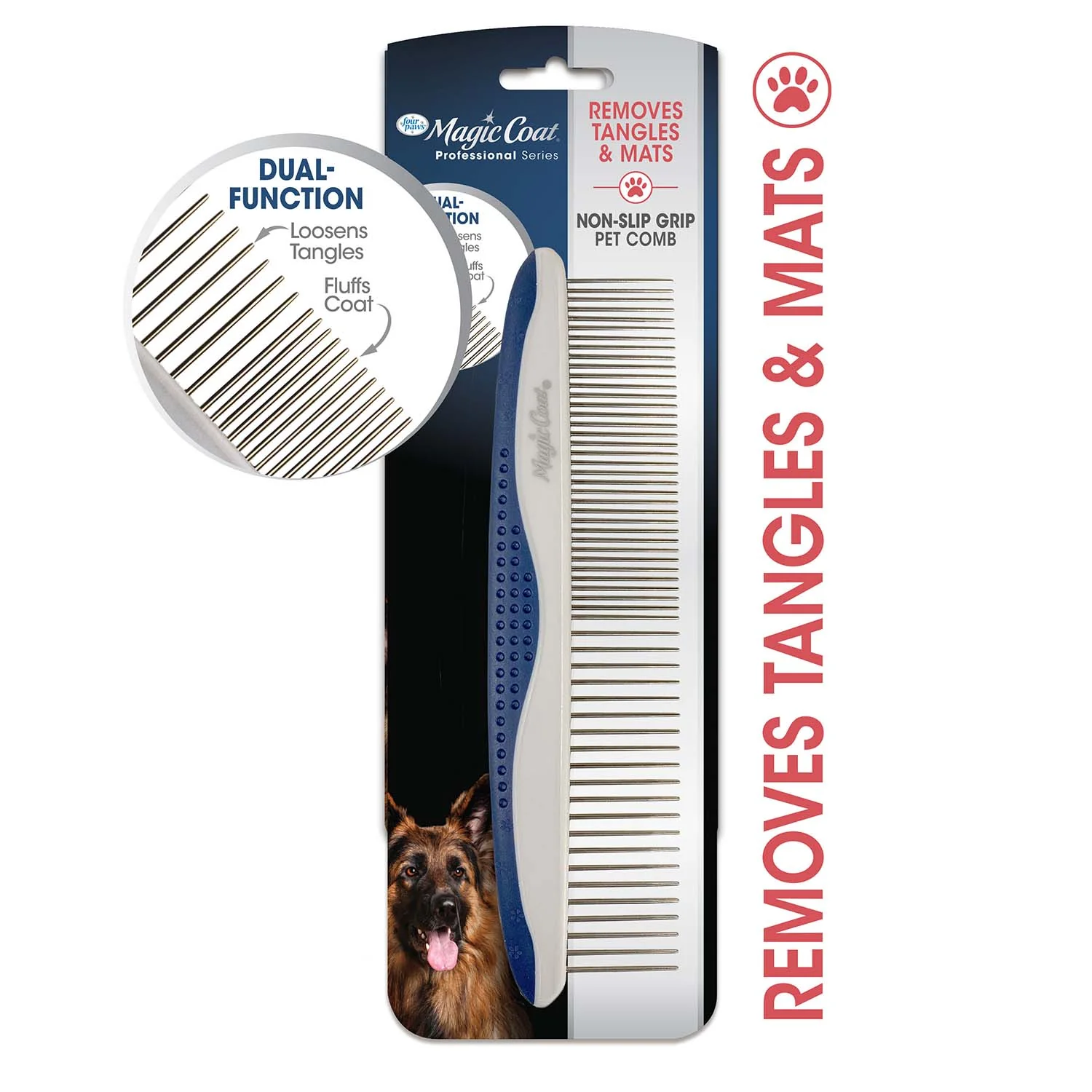 Magic Coat Professional Series Non-Slip Grip Pet Comb - Image 9
