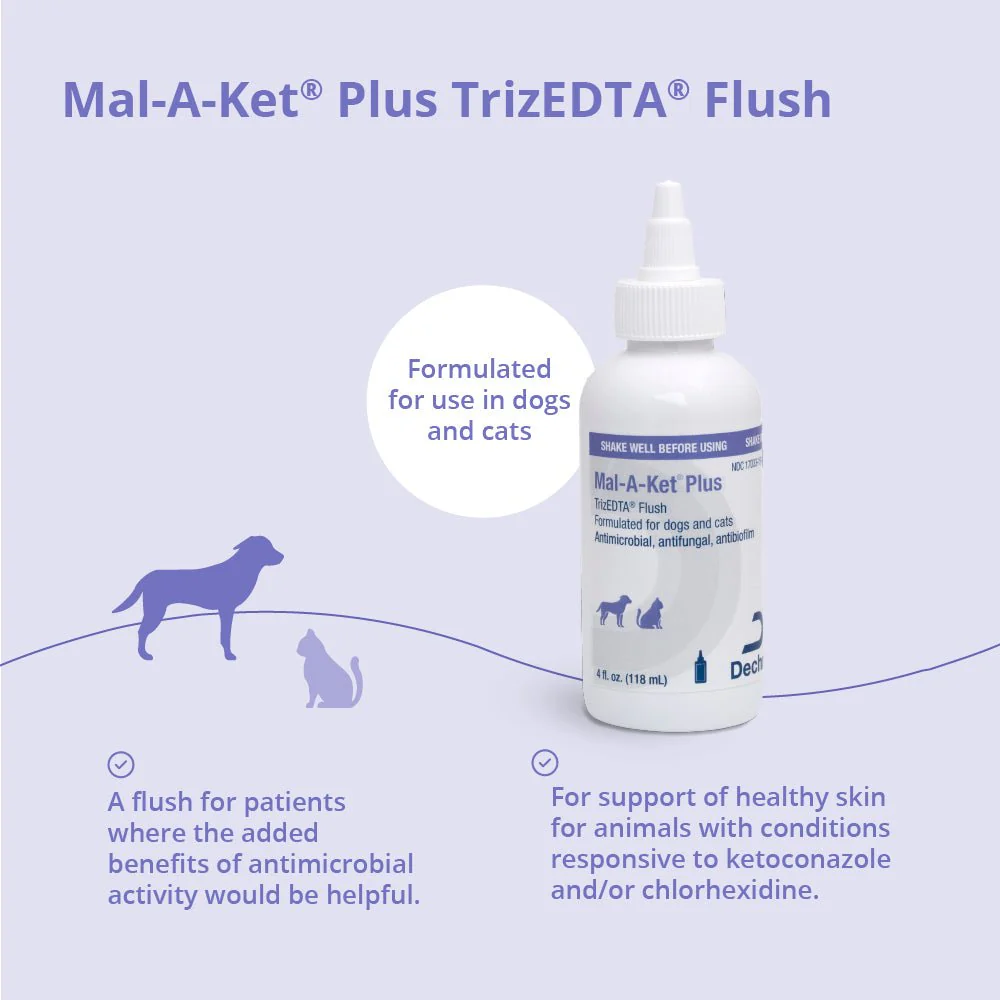Dechra Mal-A-Ket Plus TrizEDTA Antibacterial & Antifungal Flush for Dogs & Cats - Image 5