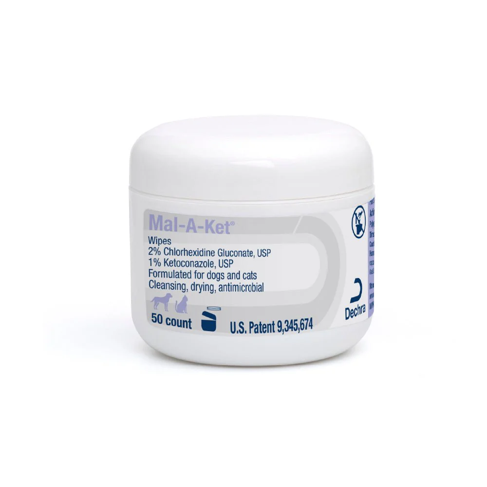 Mal-A-Ket Wipes, 2.25" Round, 50 count